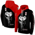 Fulham Skull Punisher Black Hoodie Best Selling
