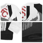 Fulham Skull Split Black White Sweater Best Selling