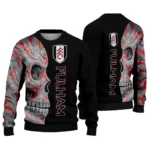 Fulham Skull Swirl Black Sweater Best Selling