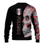 Fulham Skull Swirl Black Sweater Best Selling