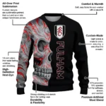 Fulham Skull Swirl Black Sweater Best Selling