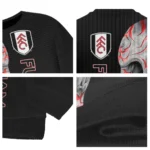 Fulham Skull Swirl Black Sweater Best Selling