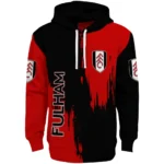 Fulham Splatter Effect Black Hoodie Best Selling