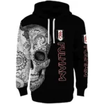 Fulham Sugar Skull Black Hoodie Best Selling