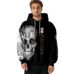 Fulham Sugar Skull Black Hoodie Best Selling