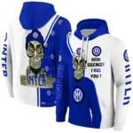 Inter Milan Achmed Skull Blue Hoodie Best Selling