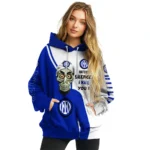 Inter Milan Achmed Skull Blue Hoodie Best Selling