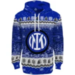 Inter Milan Christmas Trees Blue Hoodie Best Selling
