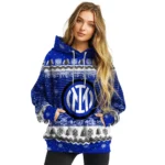 Inter Milan Christmas Trees Blue Hoodie Best Selling