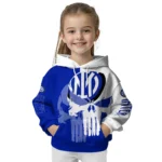 Inter Milan Graphic Punisher Blue White Hoodie Best Selling