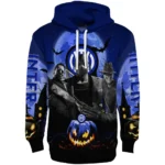 Inter Milan Halloween Vibes Blue Black Hoodie Best Selling