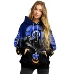 Inter Milan Halloween Vibes Blue Black Hoodie Best Selling