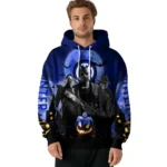 Inter Milan Halloween Vibes Blue Black Hoodie Best Selling