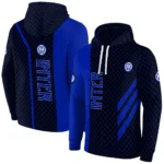 Inter Milan Monogram Pattern Blue Hoodie Best Selling