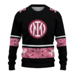 Inter Milan Pink Ribbon Black Pink Sweater Best Selling
