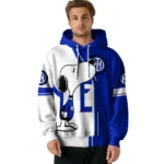 Inter Milan Playful Snoopy Blue Hoodie Best Selling