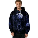 Inter Milan Skull Artwork Blue Black Hoodie Best Selling