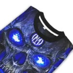 Inter Milan Skull Intensity Blue Black Sweater Best Selling