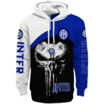 Inter Milan Skull Punisher Black Hoodie Best Selling