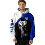Inter Milan Skull Punisher Black Hoodie Best Selling
