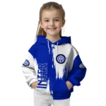Inter Milan Splatter Effect Blue Hoodie Best Selling