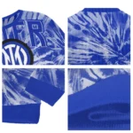 Inter Milan Tie Dye Designs Blue Sweater Best Selling