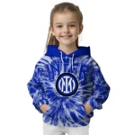 Inter Milan Tie Dye Pattern Blue Hoodie Best Selling