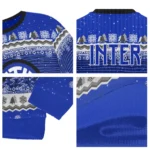 Inter Milan Tree Pattern Blue Sweater Best Selling