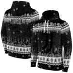 Juventus Christmas Trees Black Hoodie Best Selling