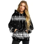 Juventus Christmas Trees Black Hoodie Best Selling