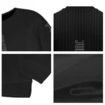 Juventus Circles Mesh Black Sweater Best Selling