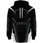 Juventus Futuristic Pattern Black Hoodie Best Selling