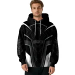Juventus Futuristic Pattern Black Hoodie Best Selling