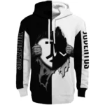 Juventus Heartbeat Graphic Black Hoodie Best Selling