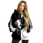 Juventus Heartbeat Graphic Black Hoodie Best Selling