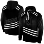 Juventus Hexagonal Pattern Black Hoodie Best Selling