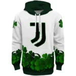 Juventus Lucky Motif White Green Hoodie Best Selling