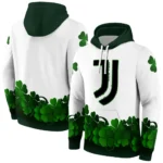 Juventus Lucky Motif White Green Hoodie Best Selling