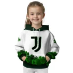 Juventus Lucky Motif White Green Hoodie Best Selling