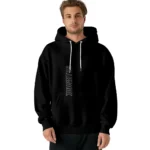 Juventus Monogram Pattern Black Hoodie Best Selling