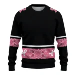 Juventus Pink Ribbon Black Pink Sweater Best Selling