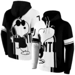 Juventus Playful Snoopy Black Hoodie Best Selling