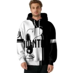 Juventus Playful Snoopy Black Hoodie Best Selling