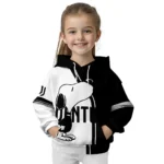 Juventus Playful Snoopy Black Hoodie Best Selling