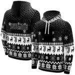 Juventus Reindeer Motif Black Hoodie Best Selling