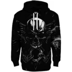 Juventus Skull Artwork Black Hoodie Best Selling