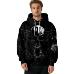 Juventus Skull Artwork Black Hoodie Best Selling