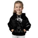 Juventus Skull Artwork Black Hoodie Best Selling