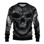 Juventus Skull Intensity Black Sweater Best Selling