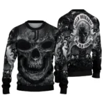 Juventus Skull Intensity Black Sweater Best Selling